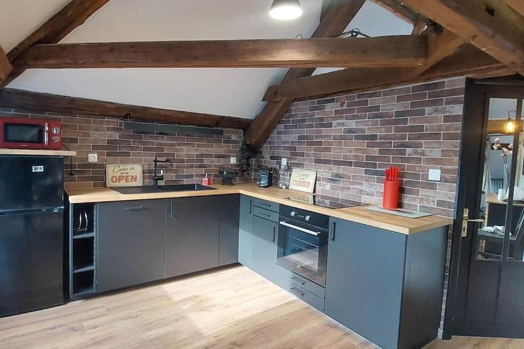 *New*Les Amandines Le Loft* Wifi Appartement Allevard Buitenkant foto